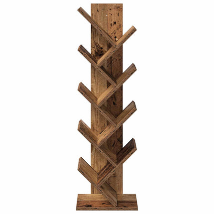 Træbogreol 6-tier 30 x 18 x 100 cm Konstrueret træ Gammelt træ