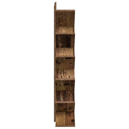 Træbogreol 6-tier 30 x 18 x 100 cm Konstrueret træ Gammelt træ