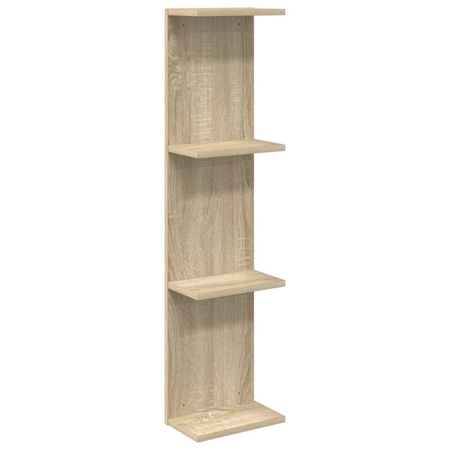 Væghylde Sonoma-eg 25 x 15 x 100 cm Konstrueret træ