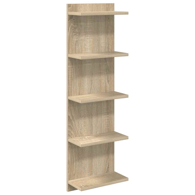 Væghylde Sonoma-eg 30 x 15 x 100 cm Konstrueret træ