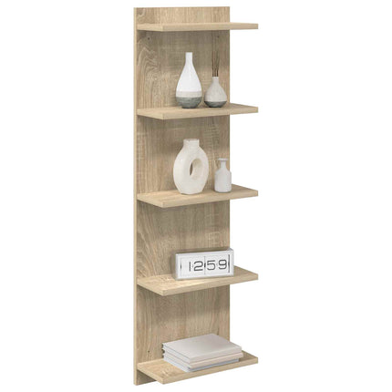 Væghylde Sonoma-eg 30 x 15 x 100 cm Konstrueret træ