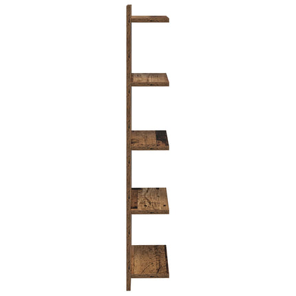 Væghylde Gammelt træ 30 x 15 x 100 cm Konstrueret træ