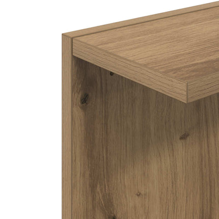 Væghylde 2 stk. Artisan-eg 30 x 15 x 100 cm Konstrueret træ