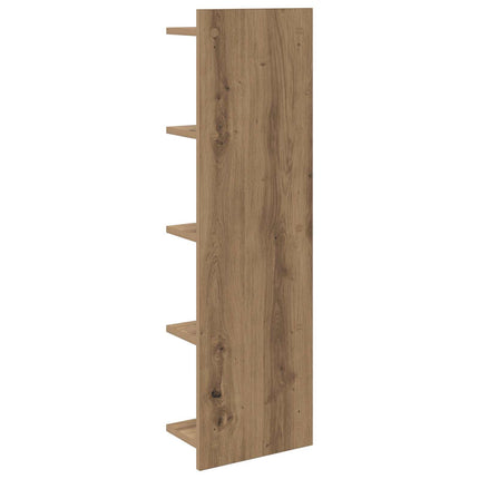 Væghylde 2 stk. Artisan-eg 30 x 15 x 100 cm Konstrueret træ