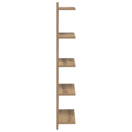Væghylde 2 stk. Artisan-eg 30 x 15 x 100 cm Konstrueret træ