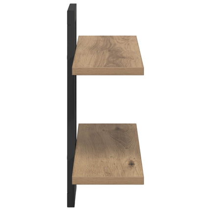 Svævehylder Artisan-eg 40 x 15 x 40 cm Konstrueret træ