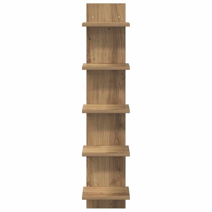 Væghylde Artisan-eg 22 x 15 x 100 cm Konstrueret træ