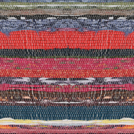 bænk 60 x 30 x 45 cm Ægte Læder Flerfarvet