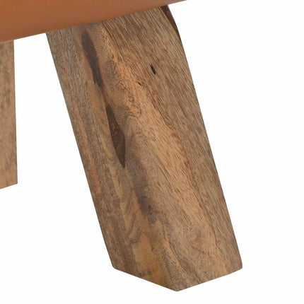bænk Brun 110 x 30 x 45 cm Ægte Læder