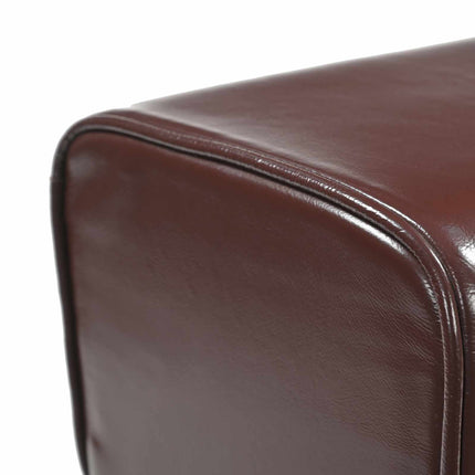 bænk Mørk Brun 110 x 30 x 45 cm Ægte Læder