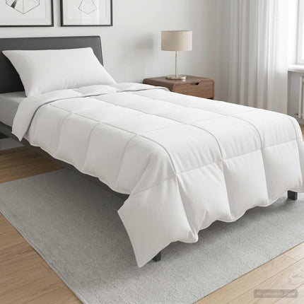 Duvet og Pude Sæt 2 stk. 137 x 200 cm Sommer 1080 g/stk Hvid