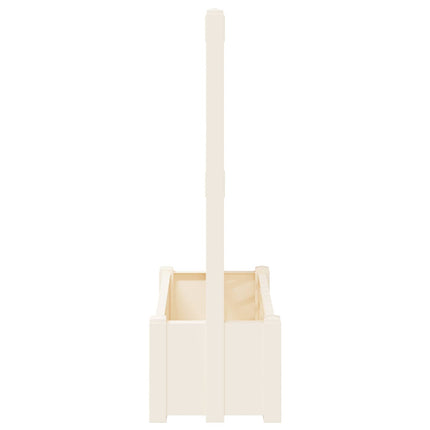 Stor krukke med trellis Hvid 99,5 x 43 x 133,5 PP