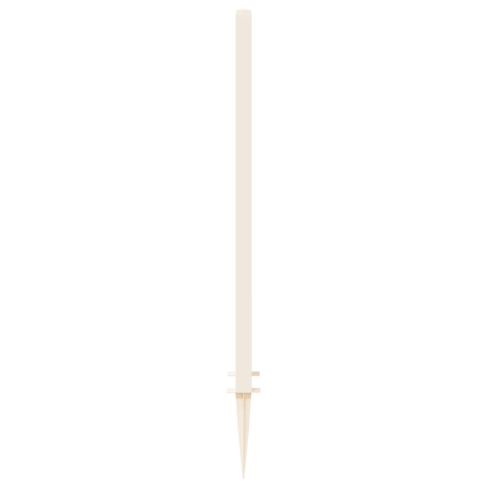 Trellis med Spids Hvid 99 x 6 x 165 cm PP