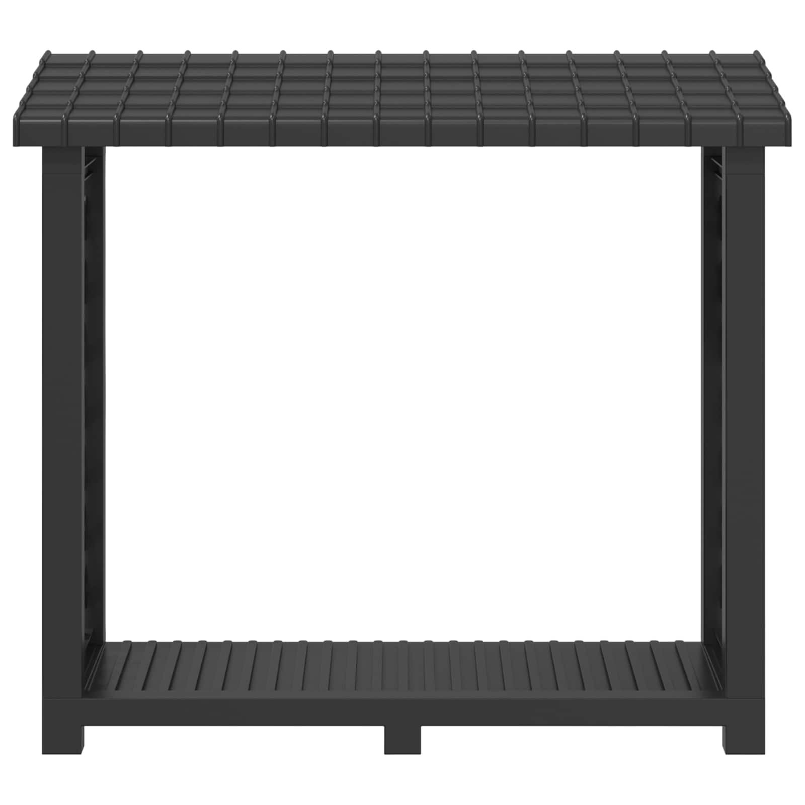 Brændeholder Antracit 114 x 46 x 101 cm PP
