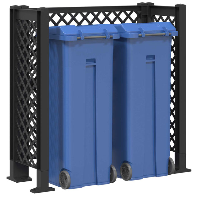 Affaldskurvgitter Antracit 123 x 47 x 114 cm PP