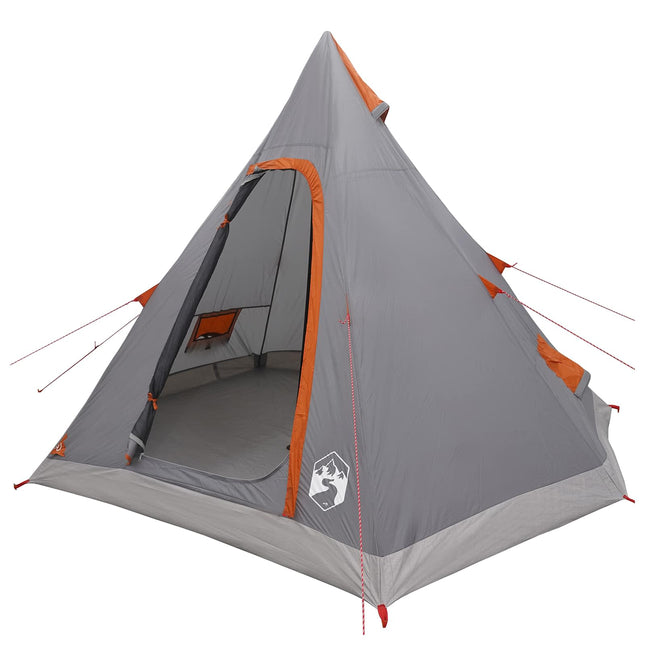 Tipi Tent Water-Resistant 3-personers Grå og orange
