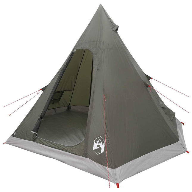 Tipi Tent Water-Resistant 3-personers Army Grøn