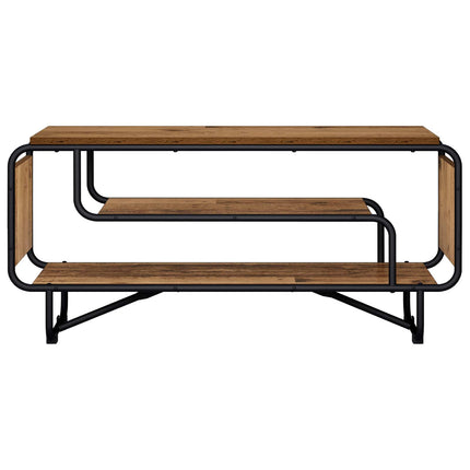 TV-bord 98 x 36 x 45 cm Gammelt træ Konstrueret træ
