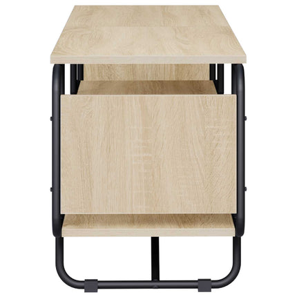 TV-bord 140 x 36 x 45 cm Sonoma-eg Konstrueret træ
