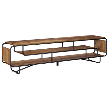 TV-bord 180 x 36 x 45 cm Gammelt træ Konstrueret træ