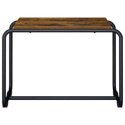 TV-bord 60 x 35,5 x 42 cm Røget eg Konstrueret træ