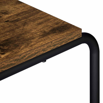 TV-bord 98 x 35,5 x 42 cm Røget eg Konstrueret træ