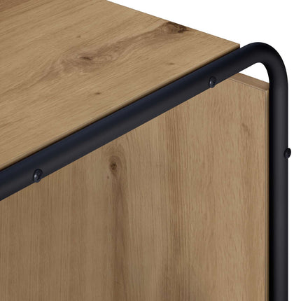 Skænk Artisan-eg 80 x 37.5 x 64.5 cm Konstrueret træ