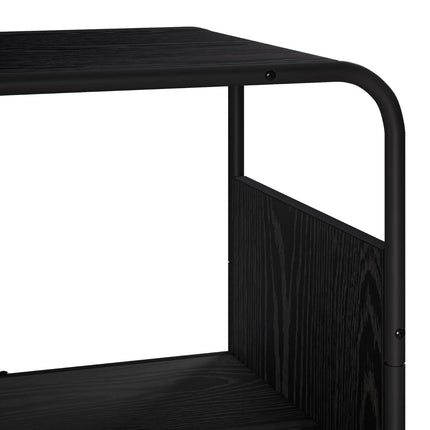 Highboard Sort eg 93.5 x 37.5 x 144 cm Konstrueret træ