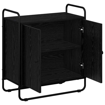 skænk Sort eg 68 x 35 x 75 cm Konstrueret træ