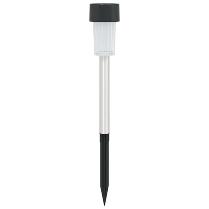 Udendørs sollys med jordspyd 24 pcs Varm hvid 29,5 cm