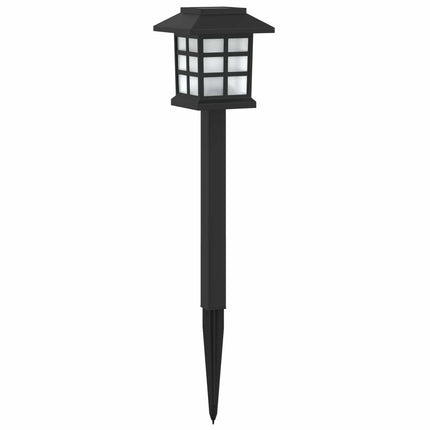 Udendørs sollys med jordspyd 24 pcs Varm hvid 38,5 cm PP