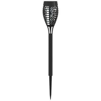 Udendørs sollys med jordspyd 6 pcs Varm hvid 47,5 cm ABS