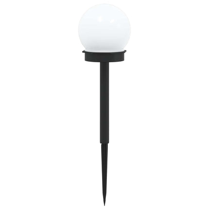 Udendørs sollys med jordspyd 8 pcs Varm hvid 38,5 cm ABS