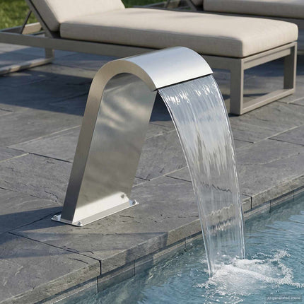 Pool Fontaine Sølv 47 x 31 x 60 cm Rustfrit stål