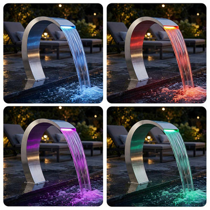 Pool Fontaine Sølv 60 x 30 x 70 cm Rustfrit stål