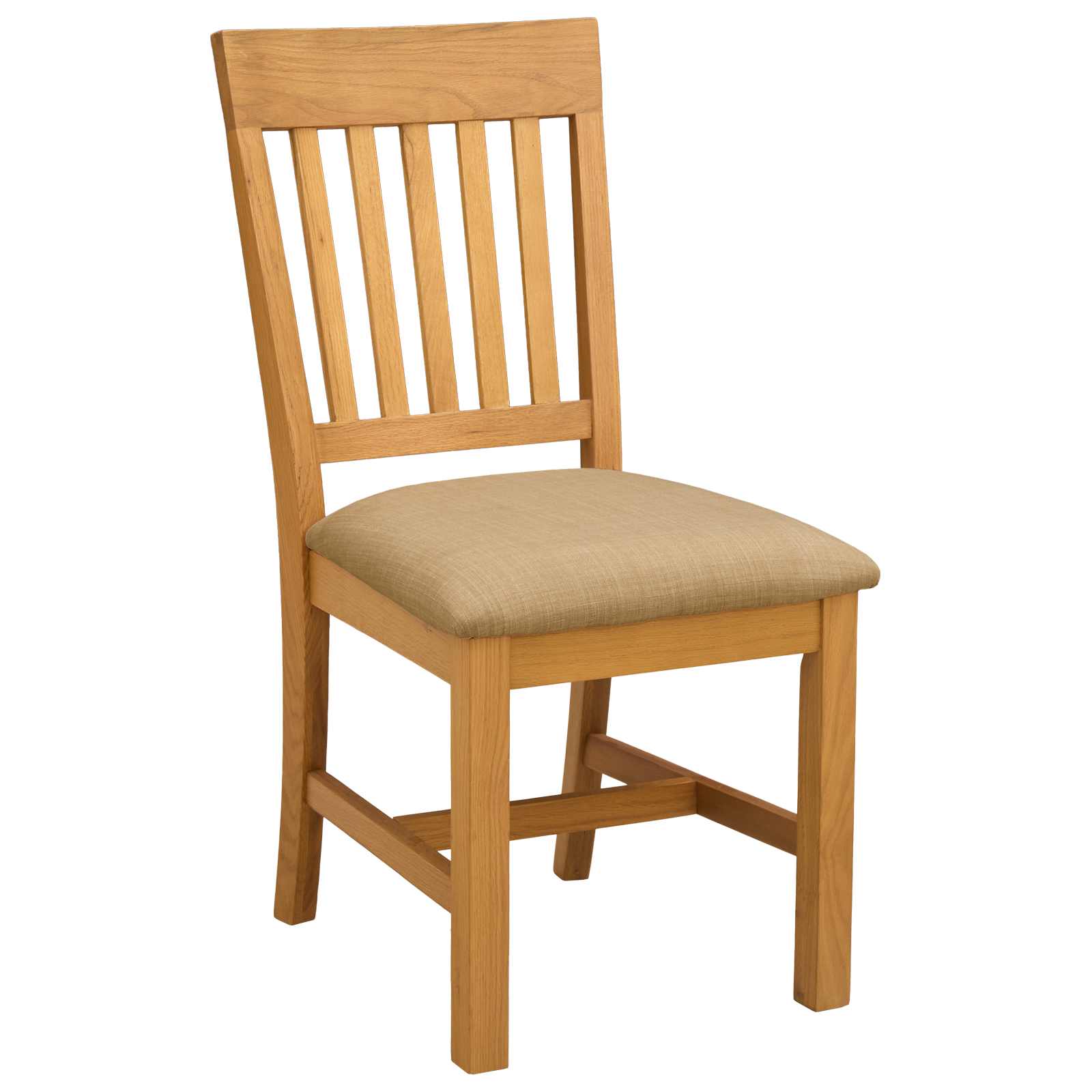 Spisestuestol 2 pcs Massivt Eg Træ Beige 45 x 59 x 92 cm