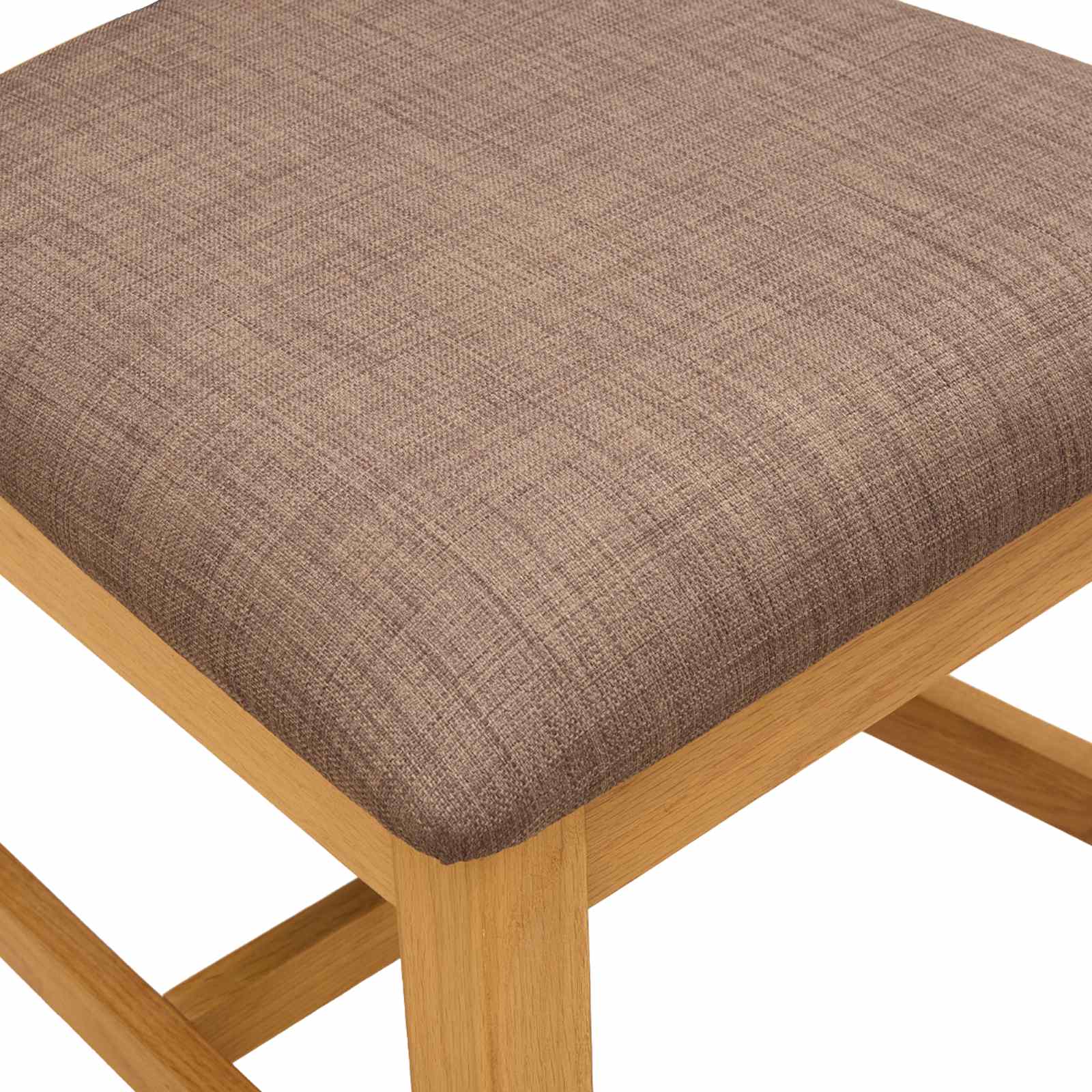 Spisestuestol 2 pcs Massivt Eg Træ Grå 45 x 54 x 100 cm