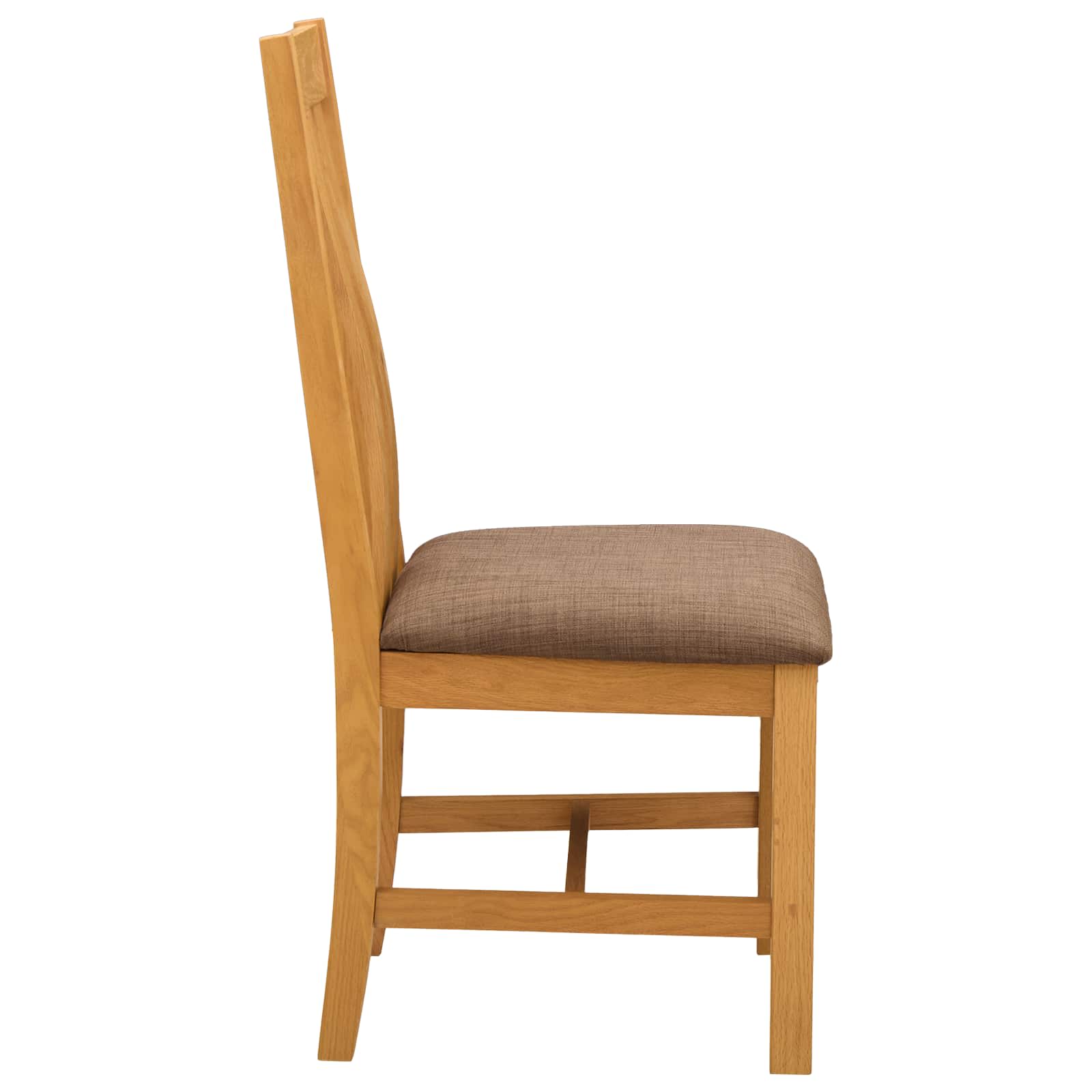 Spisestuestol 2 pcs Massivt Eg Træ Grå 45 x 54 x 100 cm