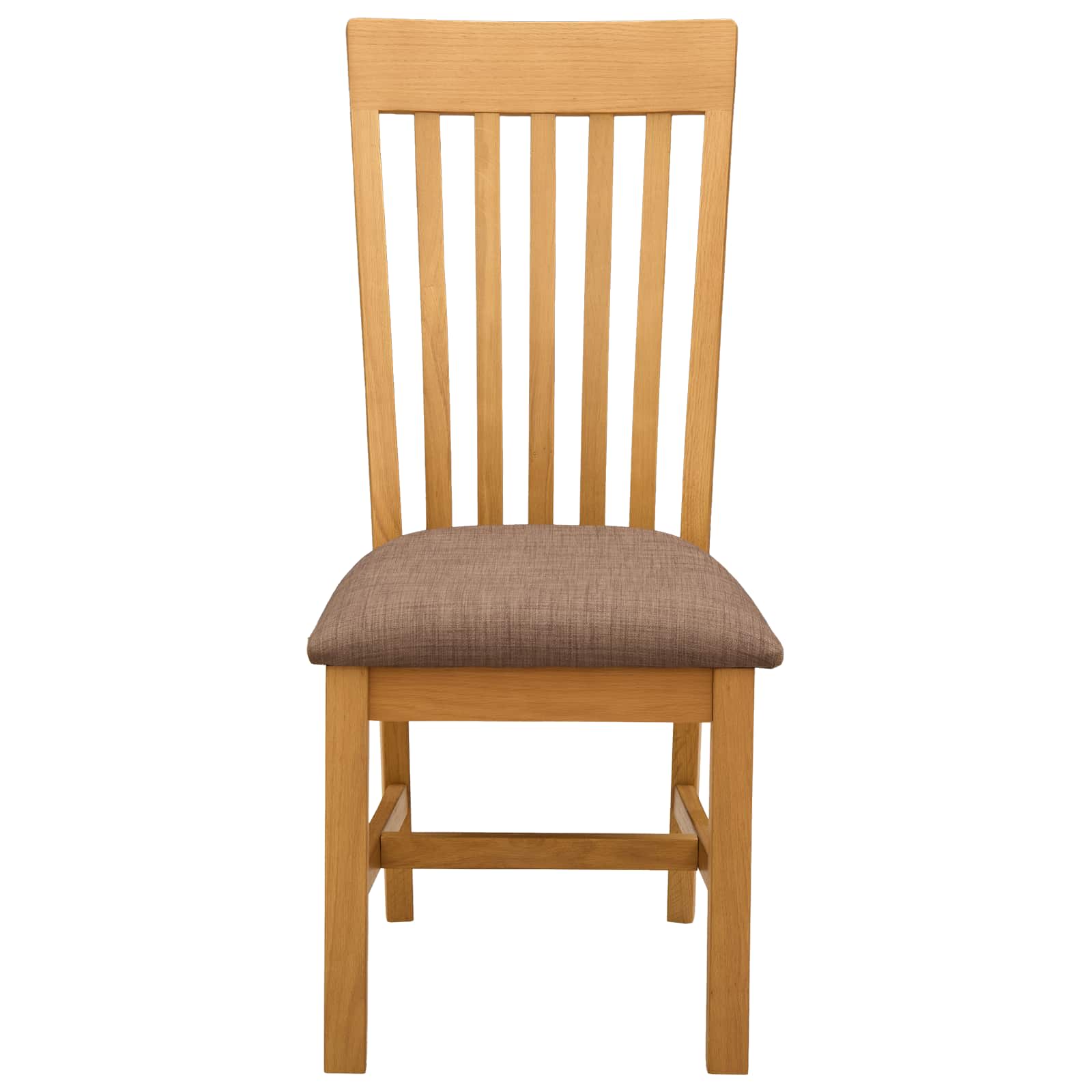 Spisestuestol 2 pcs Massivt Eg Træ Grå 45 x 59,5 x 100 cm