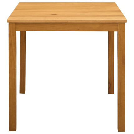 Spisebord 75 x 75 x 75,5 cm Massivt Eg Træ Naturfarvet