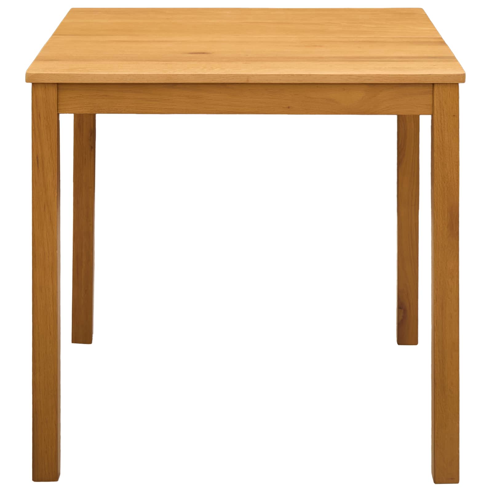 Spisebord 75 x 75 x 75,5 cm Massivt Eg Træ Naturfarvet