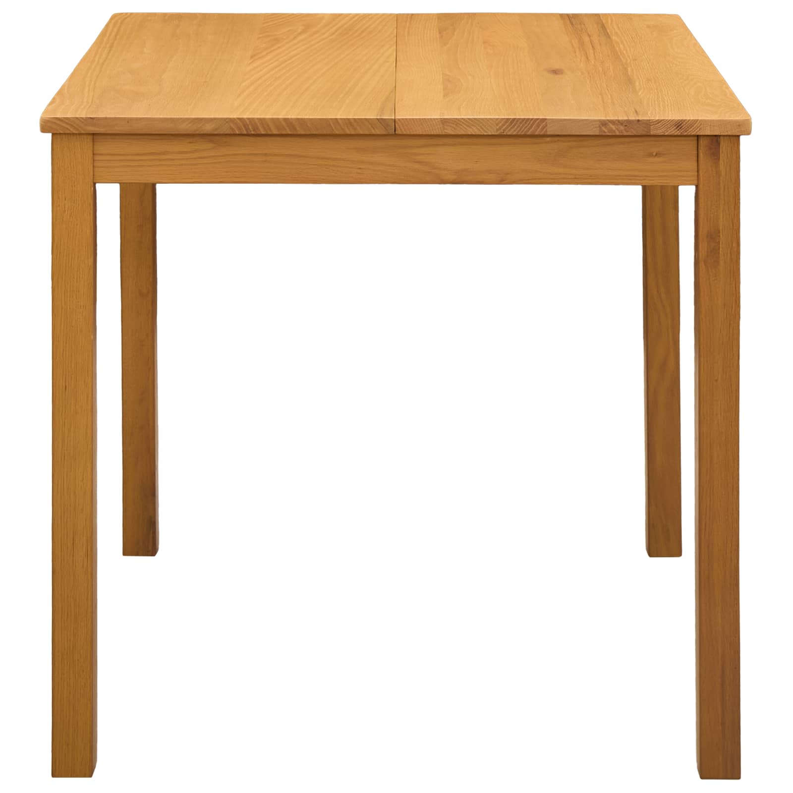 Spisebord 75 x 75 x 75,5 cm Massivt Eg Træ Naturfarvet