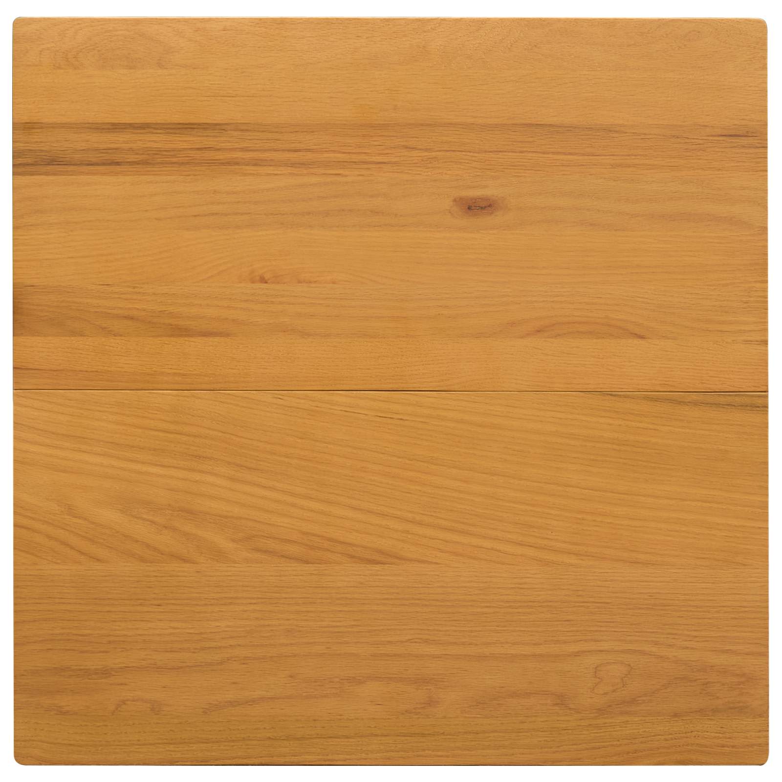 Spisebord 75 x 75 x 75,5 cm Massivt Eg Træ Naturfarvet