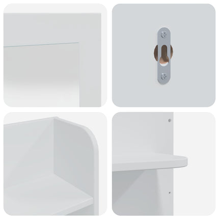 Makeupbord Sæt FAUSKE 4 pcs Hvid 100 x 50 x 143 cm