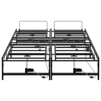 Elektrisk Justerbar Sengetramme Sort 120 x 200 cm Stål