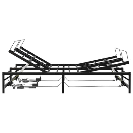 Elektrisk Justerbar Sengetramme Sort 150 x 200 cm Stål