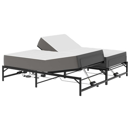 Elektrisk Justerbar Sengetramme Sort 183 x 213 cm Stål