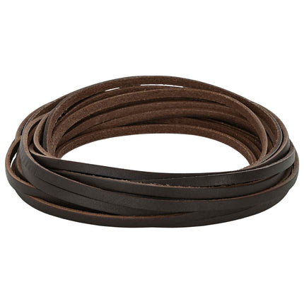 Læderrem Mørk Brun 1000 x 0,3 cm Læder