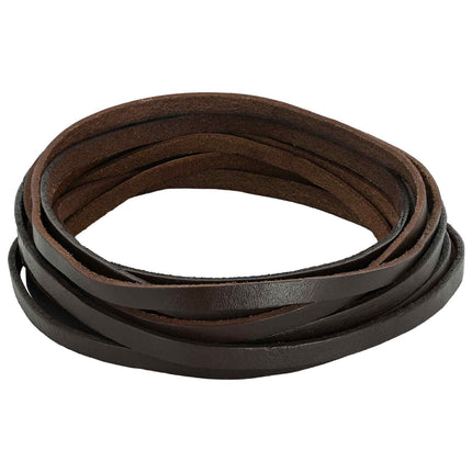 Læderrem Mørk Brun 500 x 0,5 cm Læder