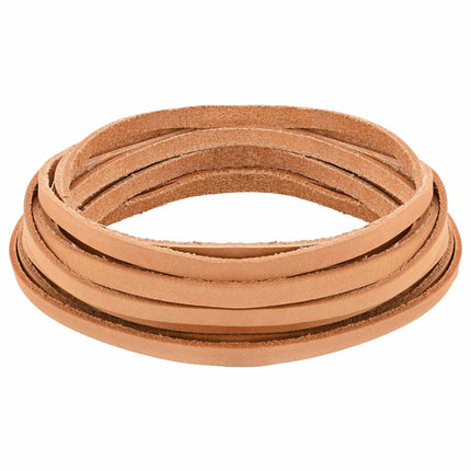Læderrem Lys Brun 1000 x 0,5 cm Læder